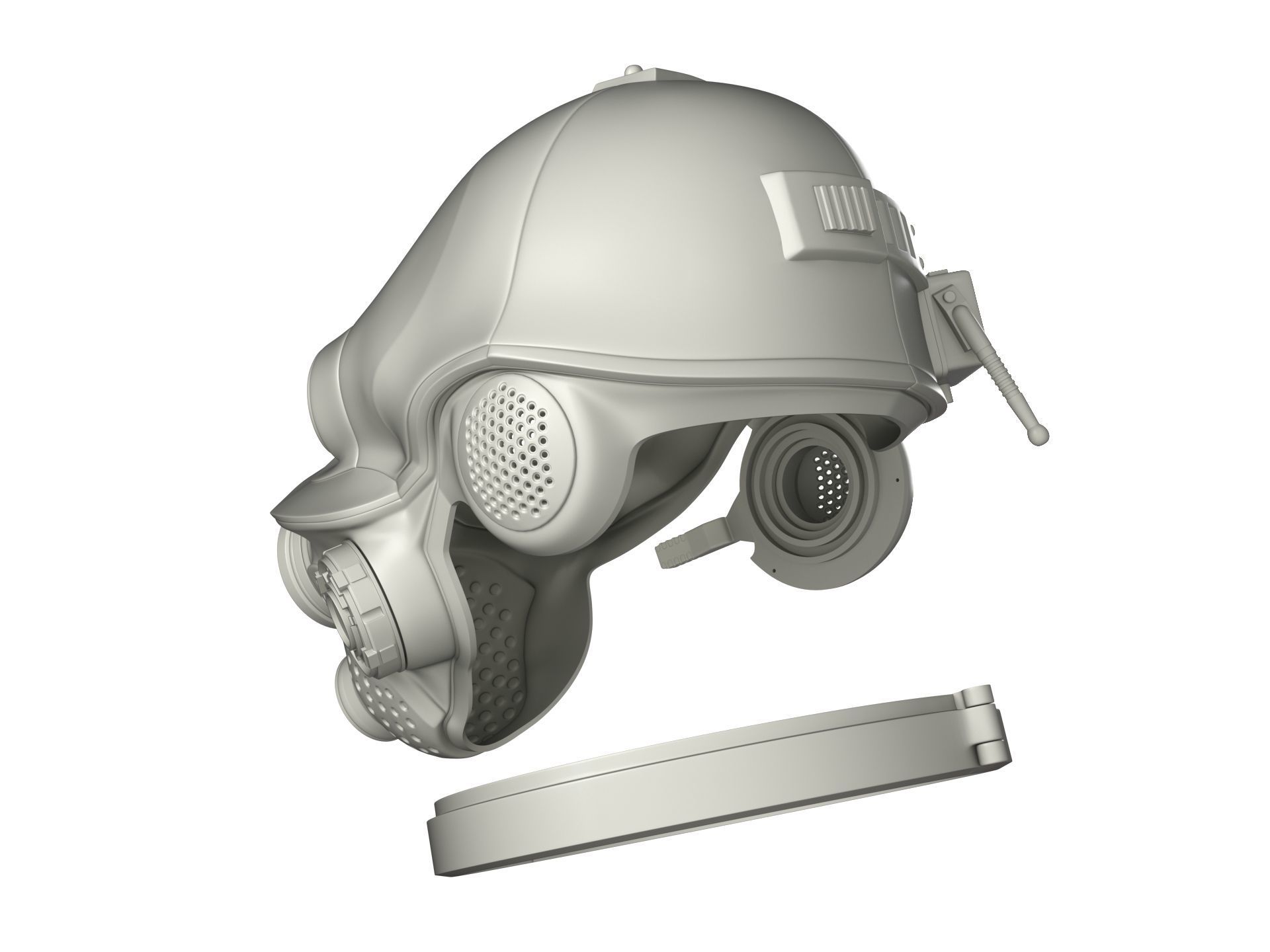Combine Helmet from Half Life 3D model 3D printable CGTrader