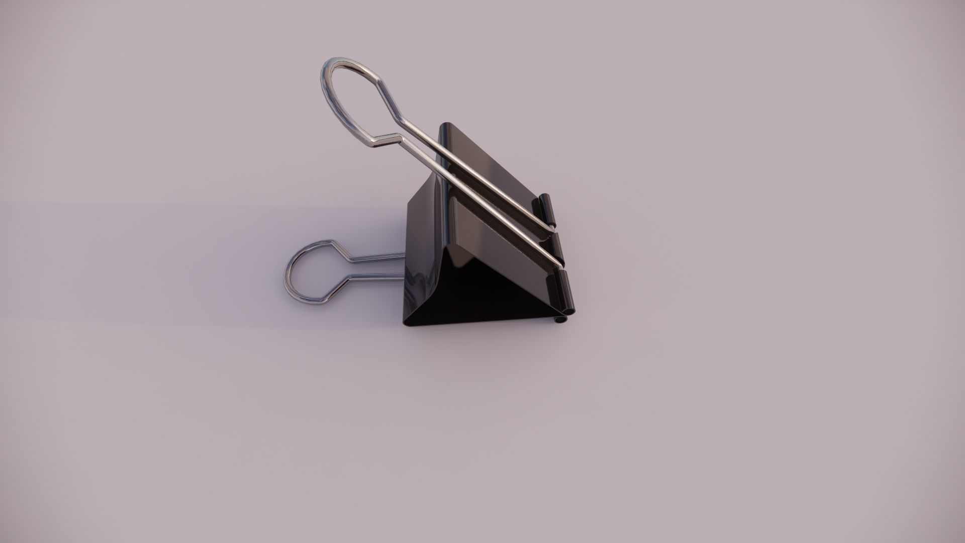 Binder clip free 3D model CGTrader