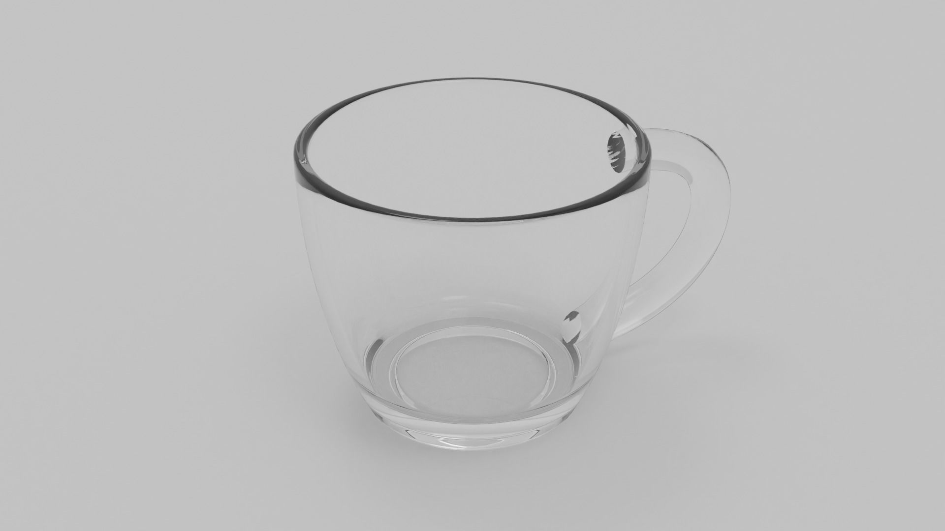 Glass cup for tea or coffee free 3D model CGTrader