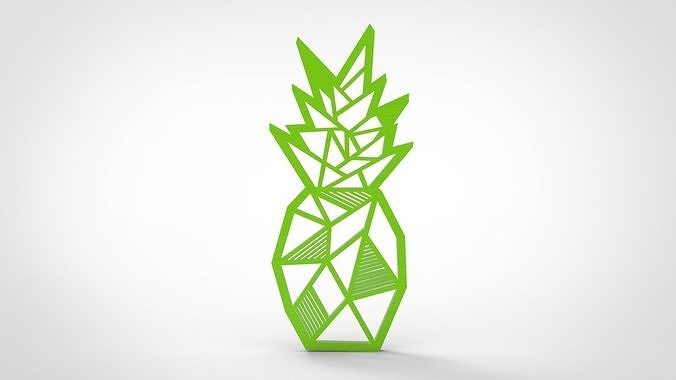 Pineapple Wall Decor 3D model 3D printable | CGTrader