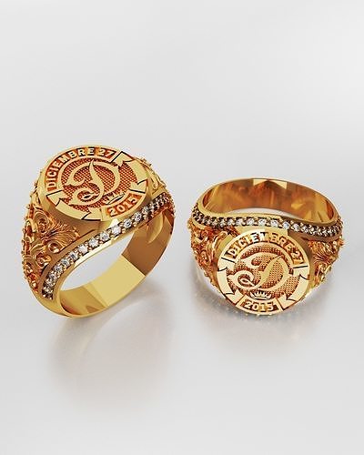 D ring 3D model 3D printable | CGTrader