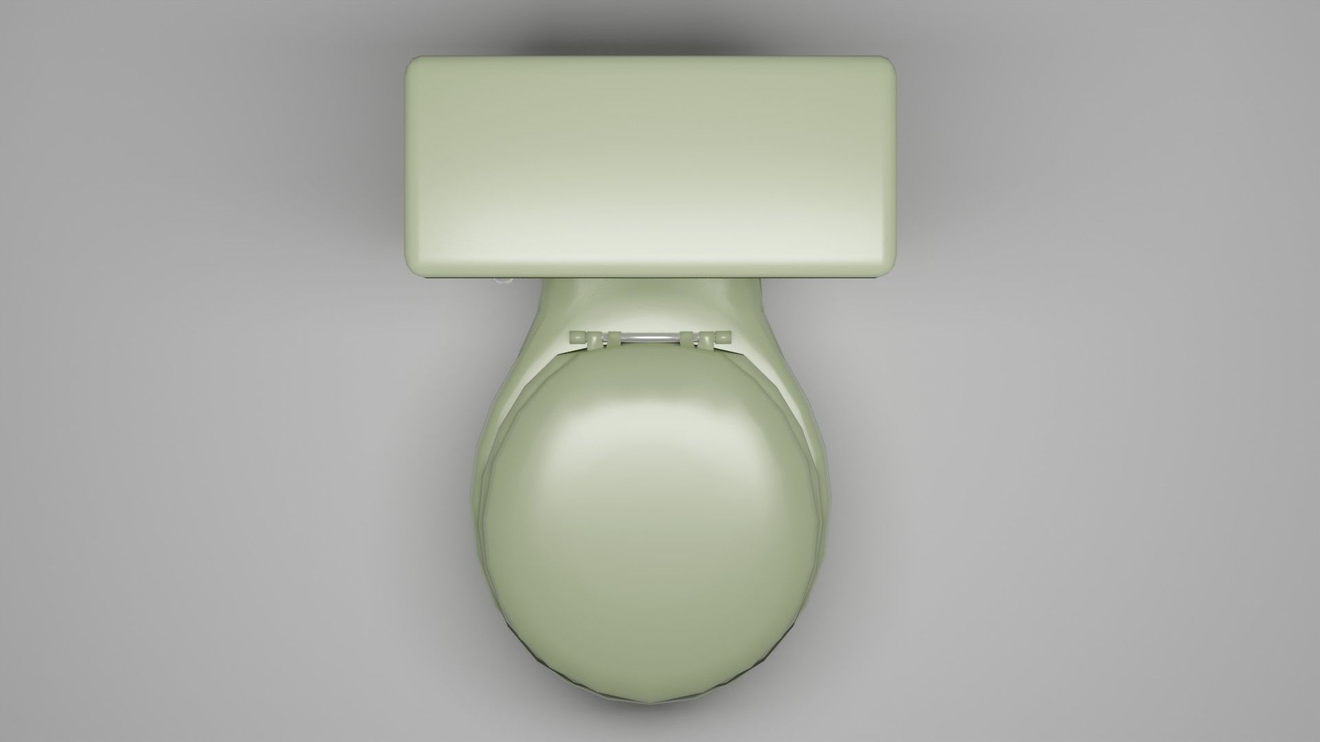 Avocado-Green Toilet 3D model | CGTrader