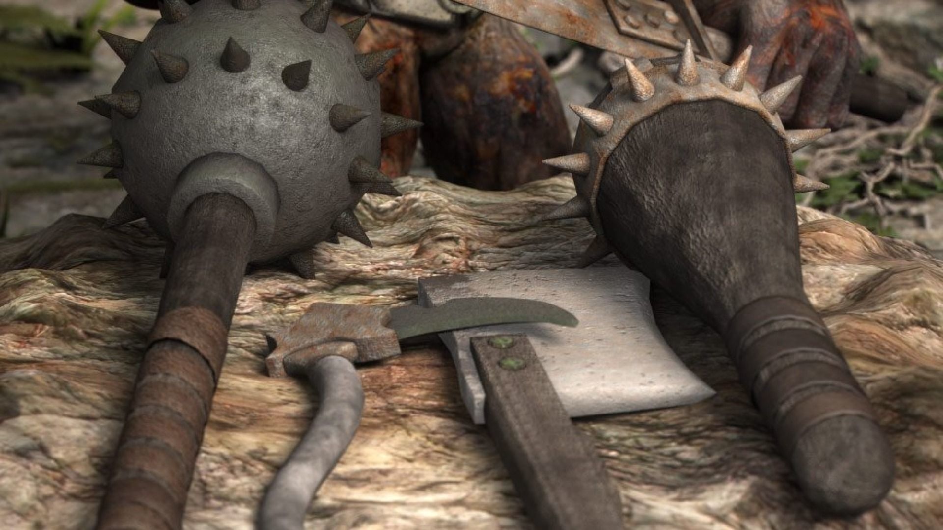 Oversized Weapon Collection 3D model CGTrader