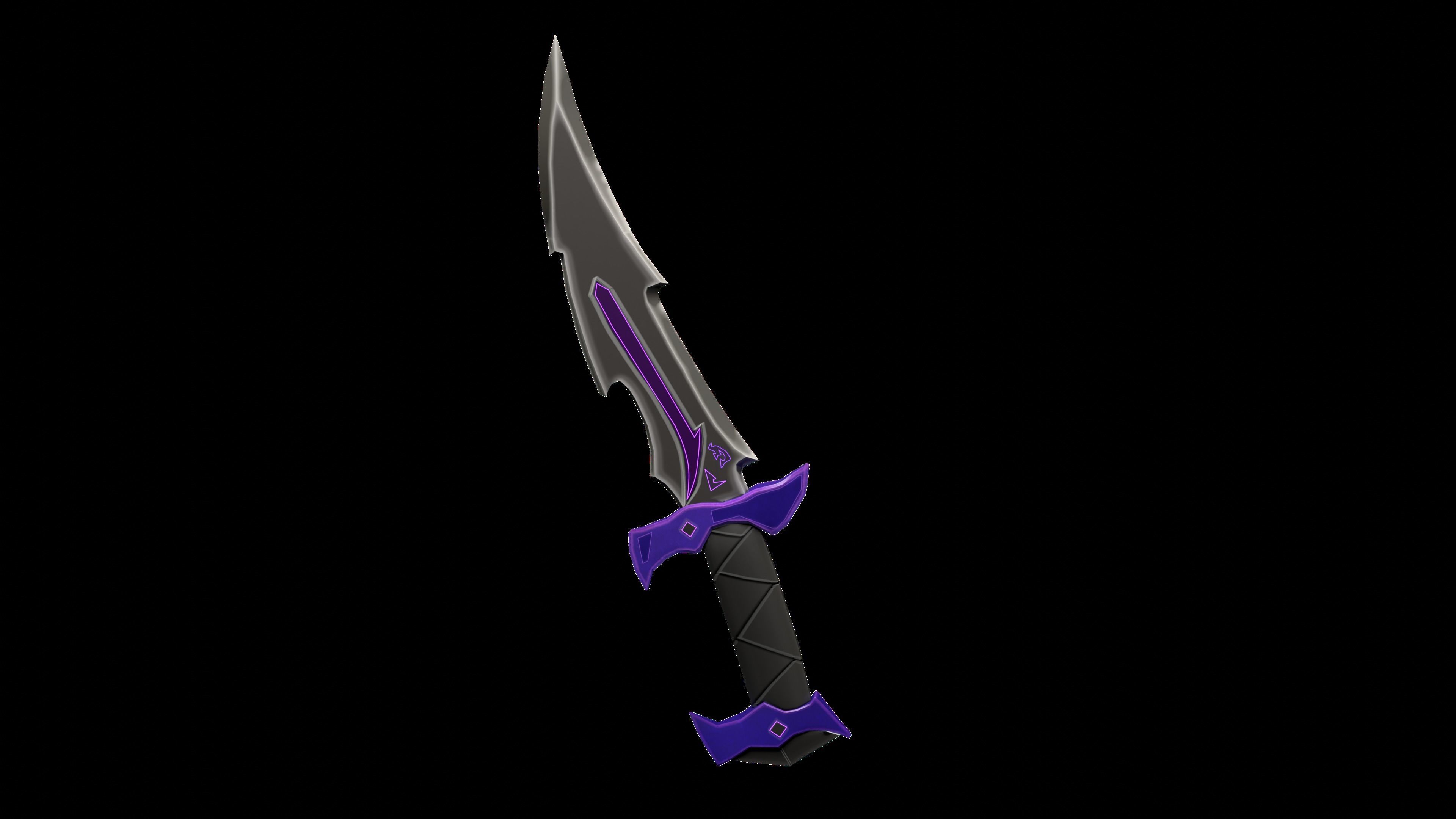 3D model Reaver knife Valorant Game ready asset VR / AR / low-poly ...