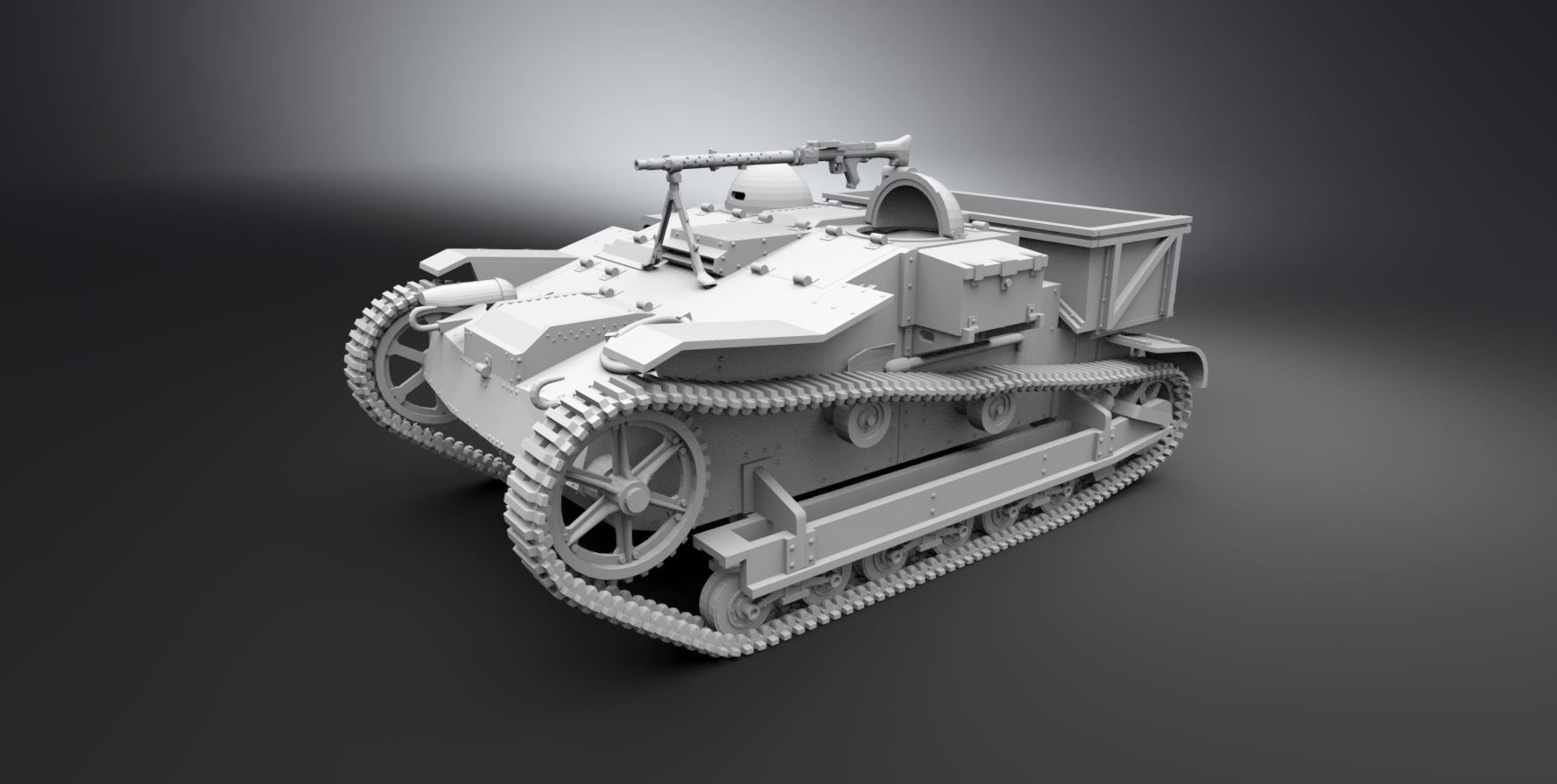 Renault UE Scale model