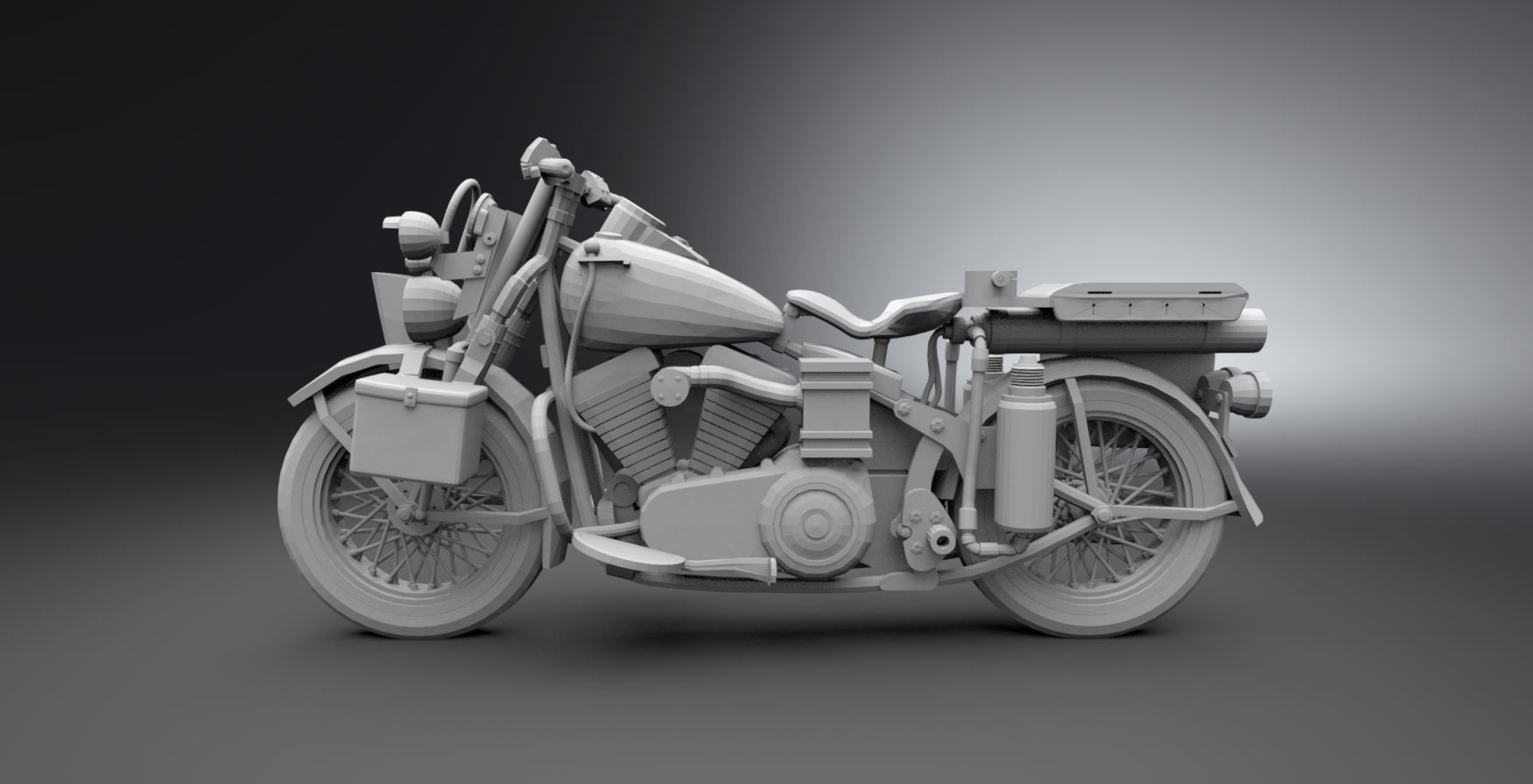 harley davidson ww2 bike