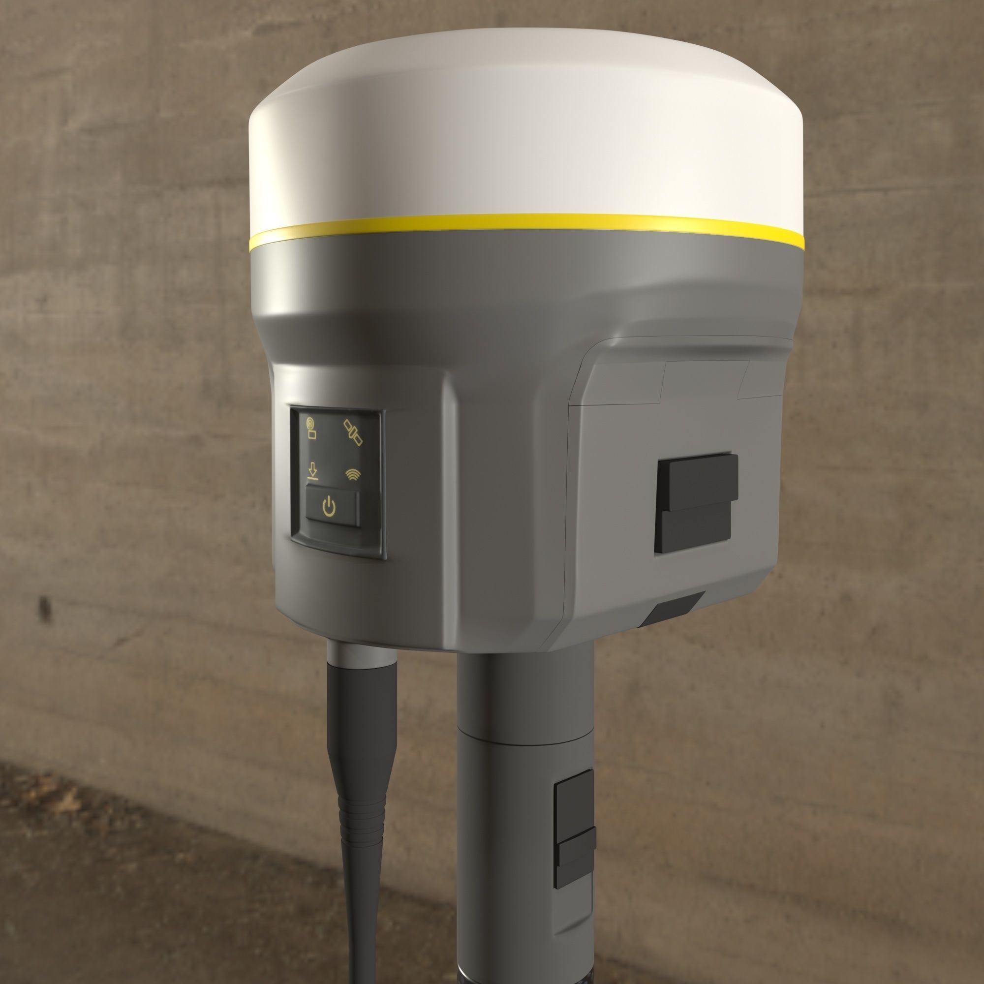Trimble gnss receiver 3D model CGTrader