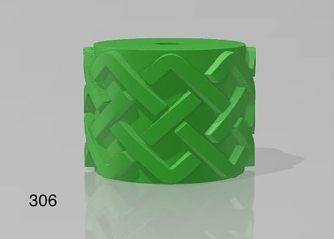 Repating clay tile cookie polimer clay pattern roll 3D model 3D ...