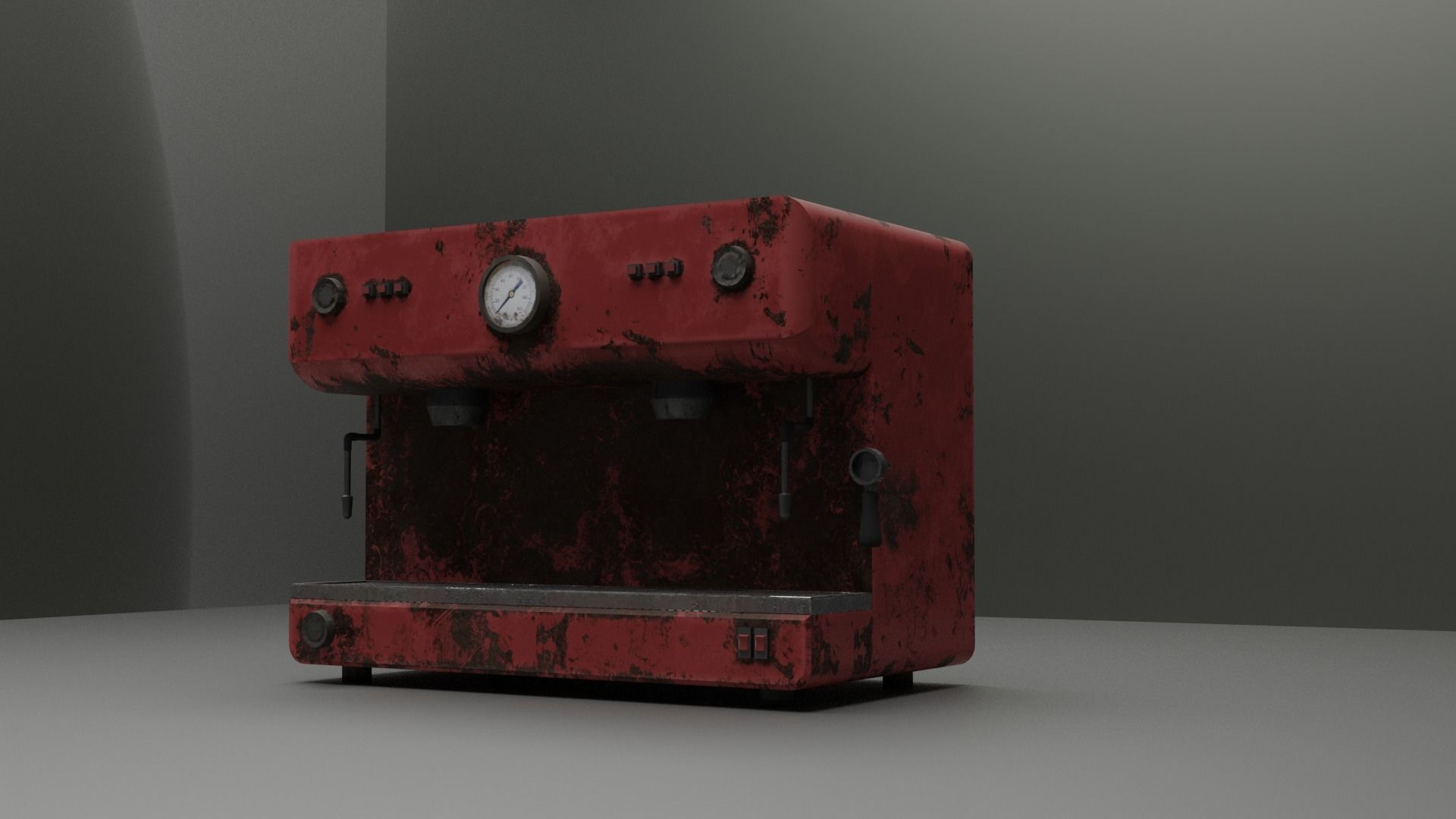 3D model Low Poly Coffee Machine VR / AR / low-poly | CGTrader