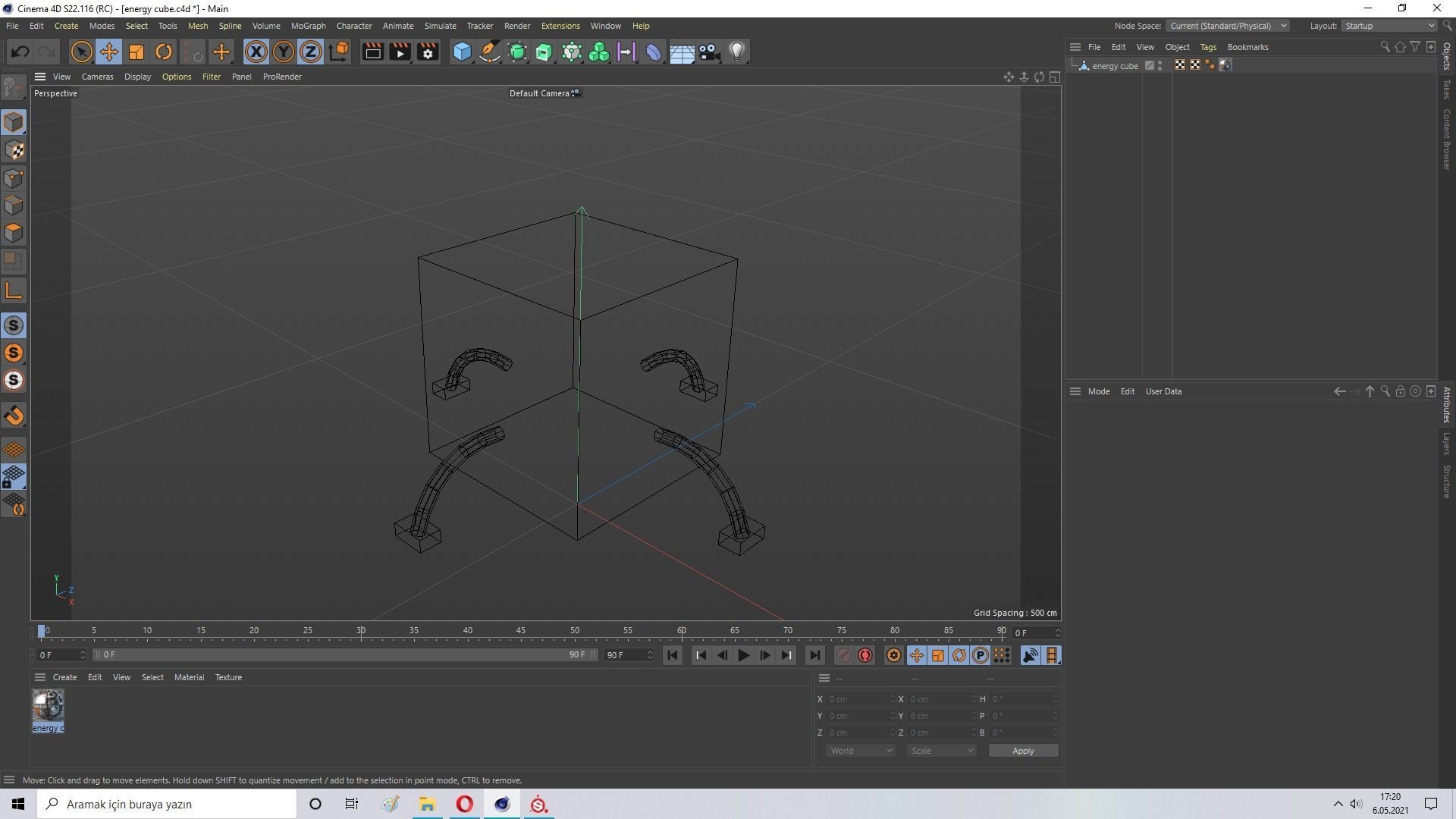 Sci-Fi Energy Cube free VR / AR / low-poly 3D model | CGTrader