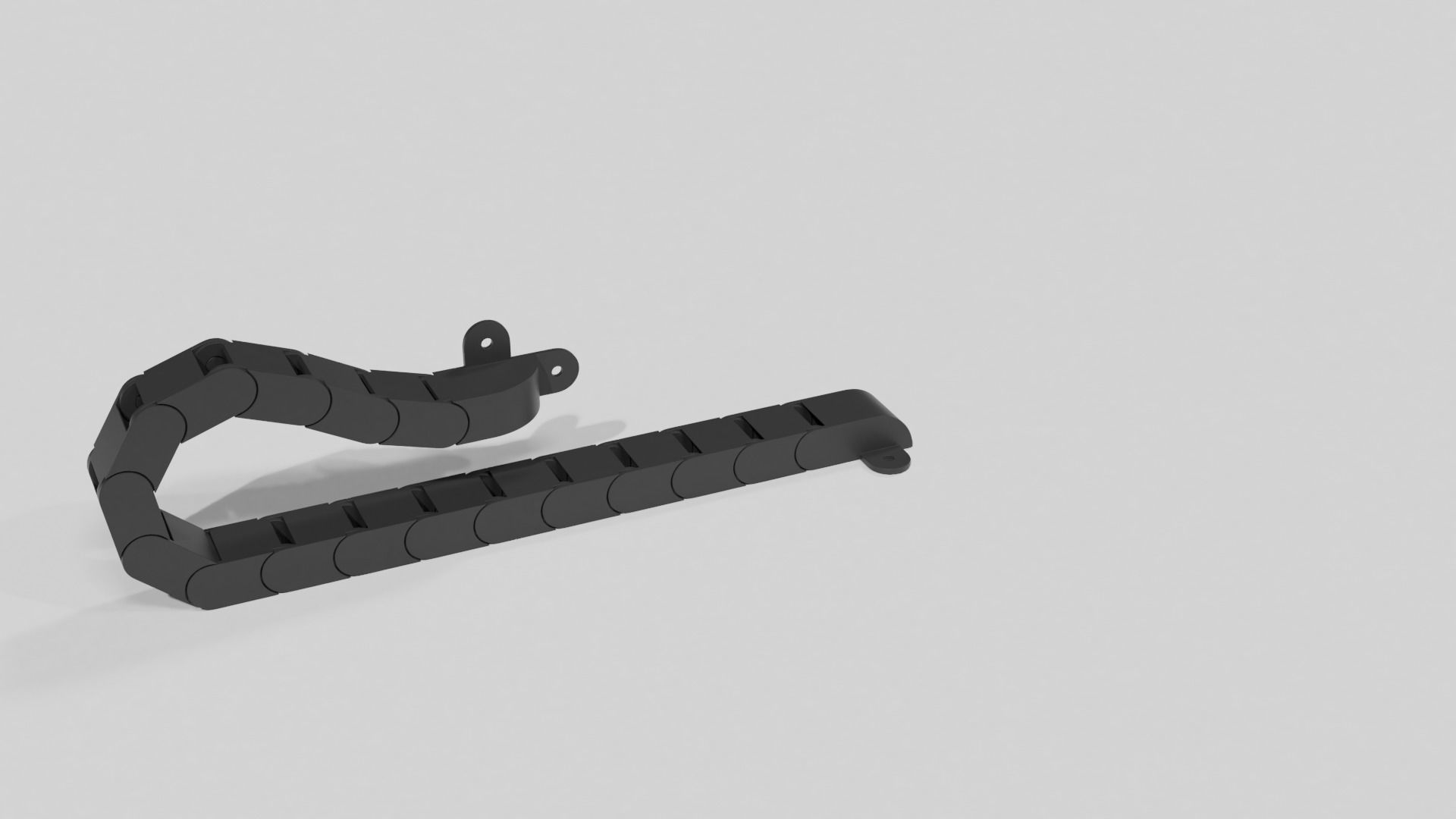 Drag chain cable 3D model 3D printable CGTrader