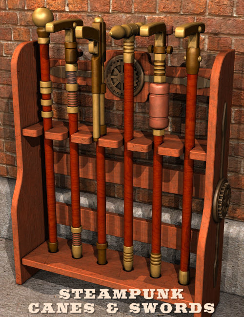 Steampunk Canes And Swords