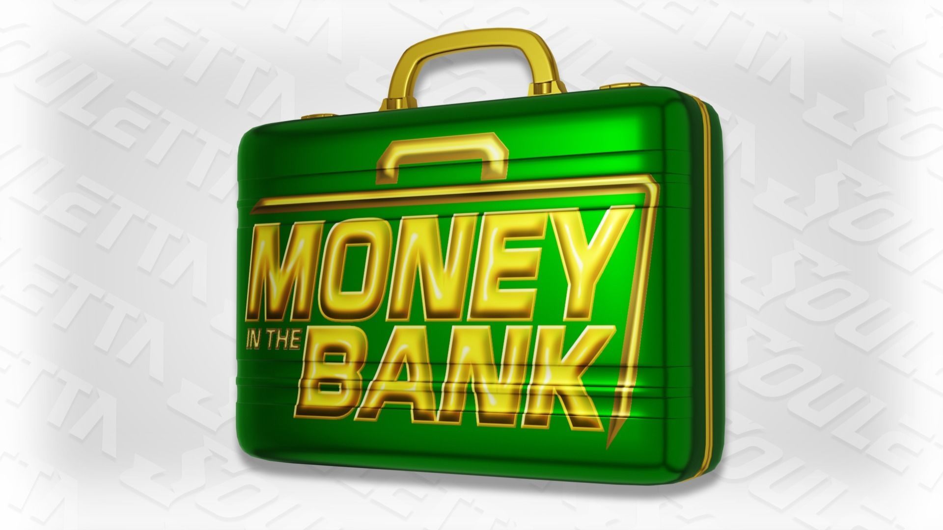 3D model WWE Mens Money In The Bank Briefcase VR / AR / lowpoly CGTrader