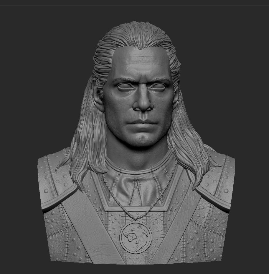 Geralt Of Rivia -The Witcher 3D model 3D printable | CGTrader