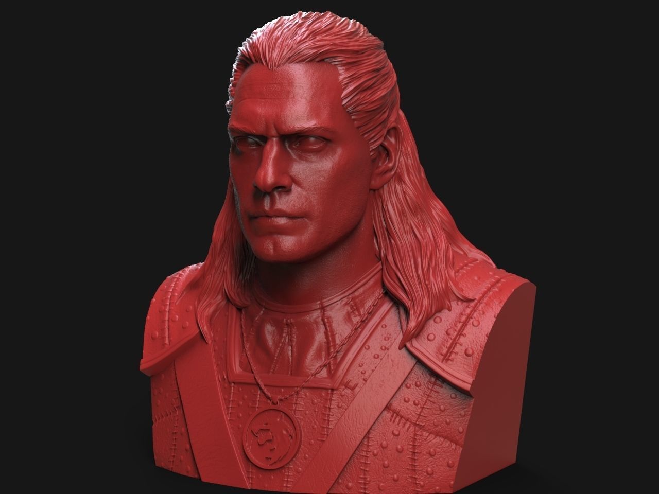 Geralt Of Rivia -The Witcher 3D model 3D printable | CGTrader