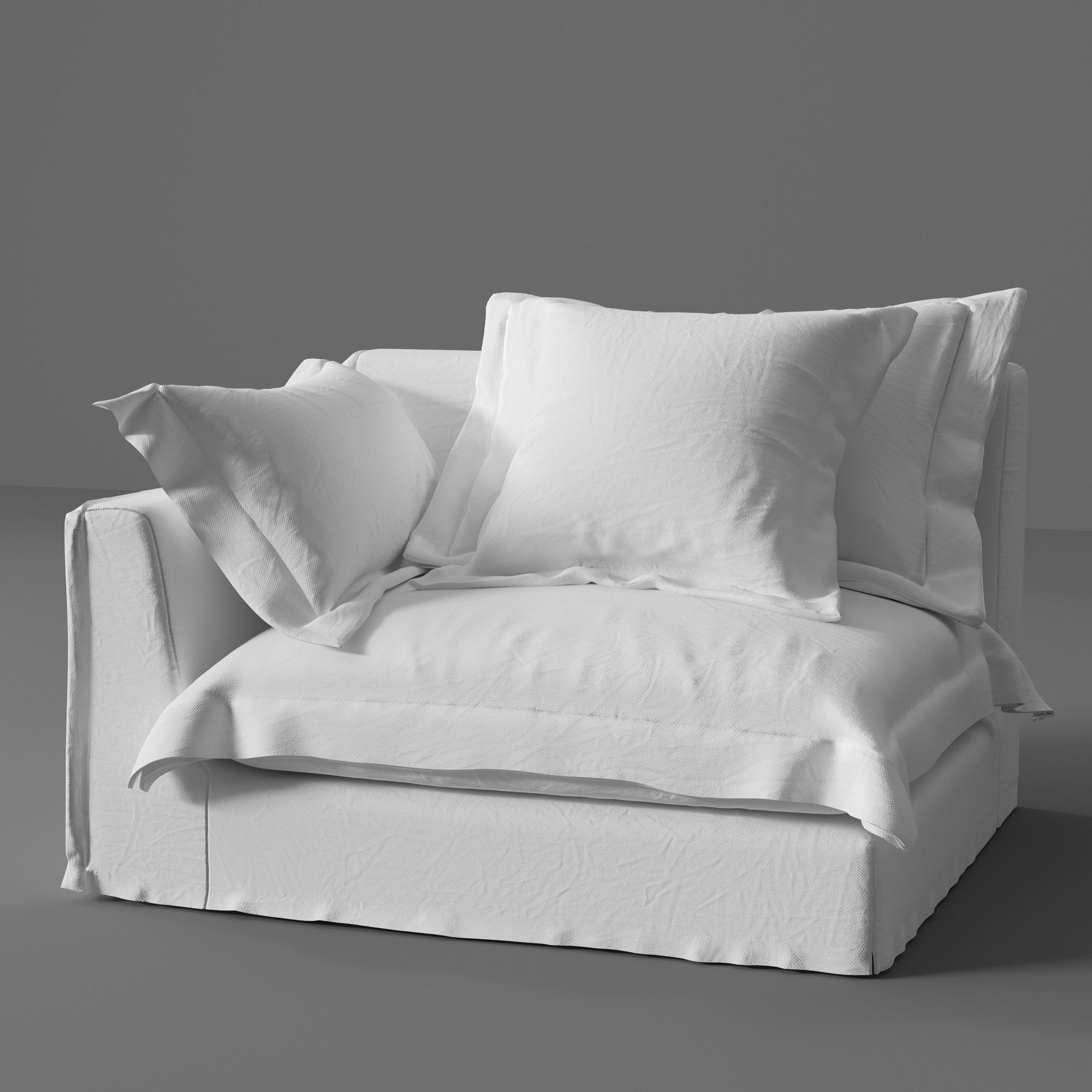 RH Sofa Navone modular 3D model CGTrader