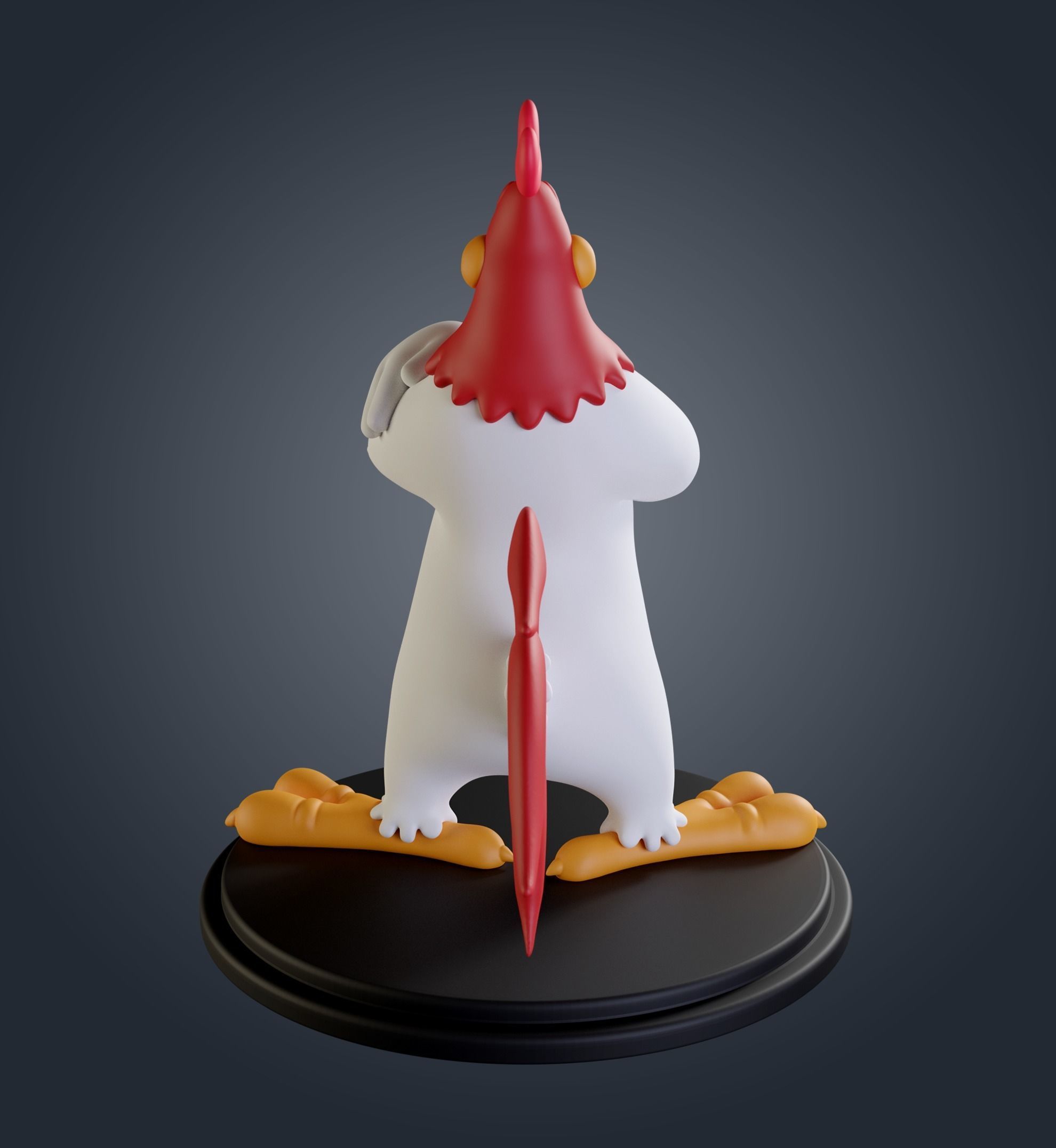 Foghorn Leghorn 3D model 3D printable | CGTrader