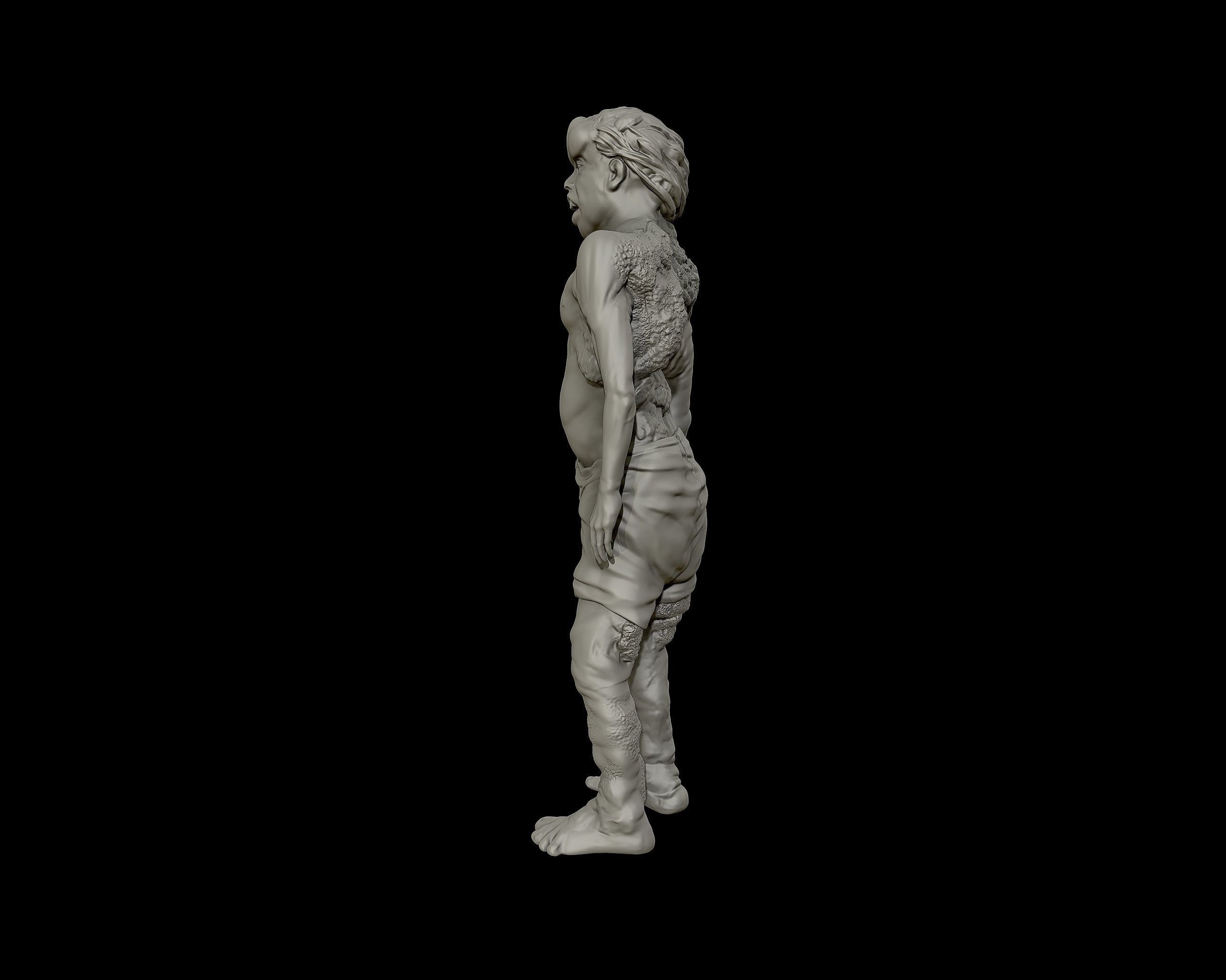 The Elephant Man Sculpture 3D model 3D printable | CGTrader
