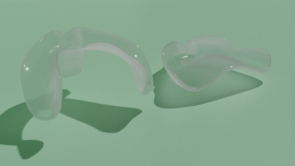 Custom impression trays for edentulous patients 3D model CGTrader