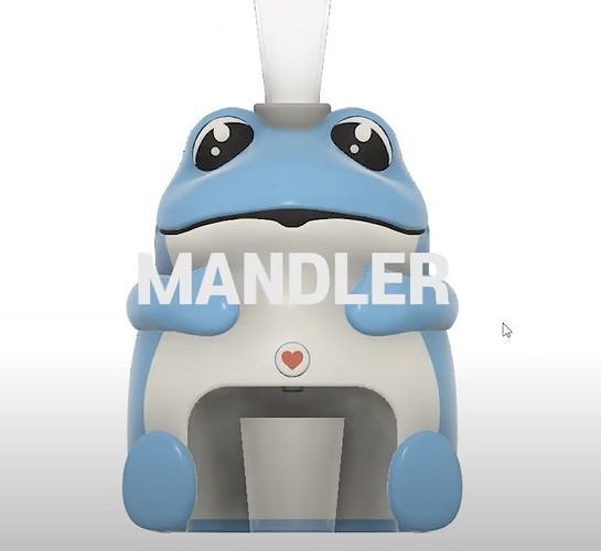 Frog dispensary 3D model 3D printable CGTrader