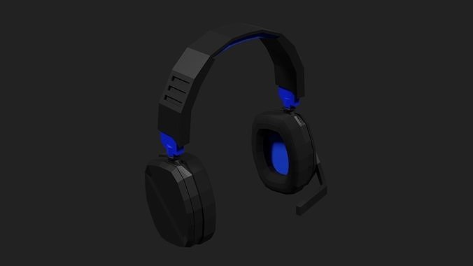3D model Lowpoly Style Gaming Headset VR / AR / low-poly | CGTrader