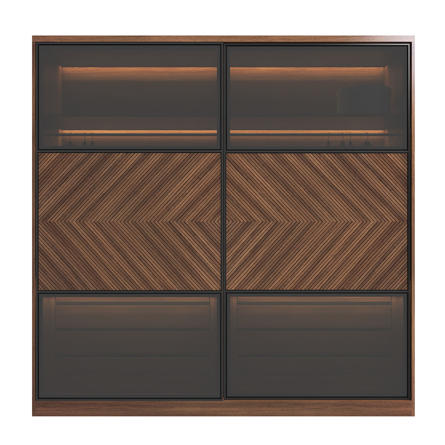 Wardrobe Glass 3D model CGTrader