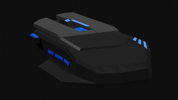 3D model Lowpoly Gaming Mouse VR / AR / low-poly | CGTrader