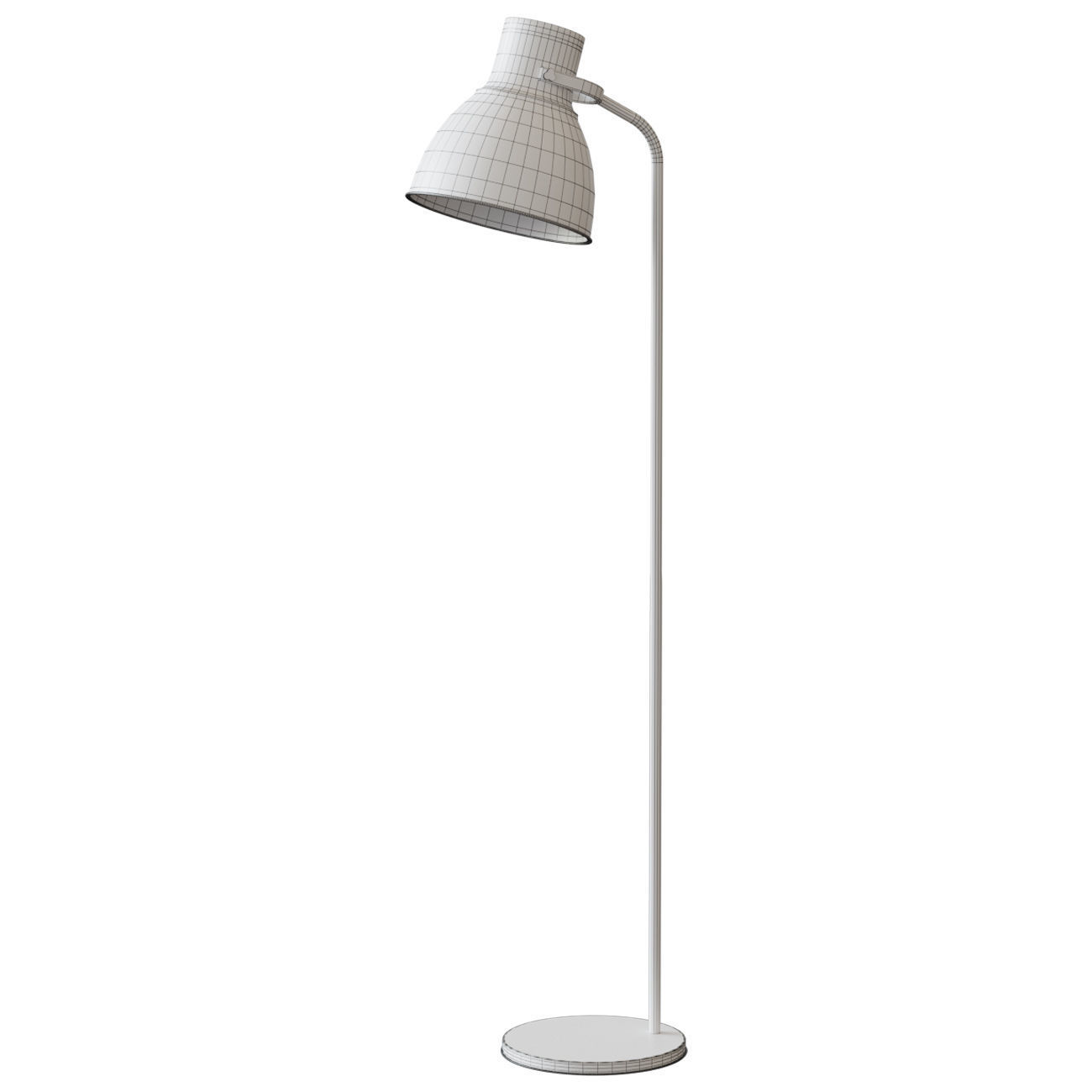 HEKTAR Floor lamp dark gray 3D model CGTrader