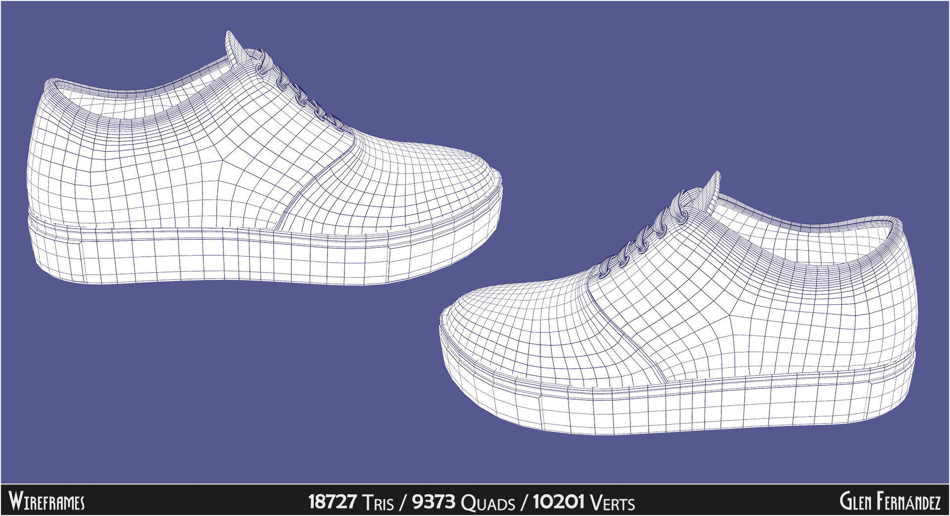 Blank Shoe Canvas for Designs Drawings Patterns and Paintings 3D model ...