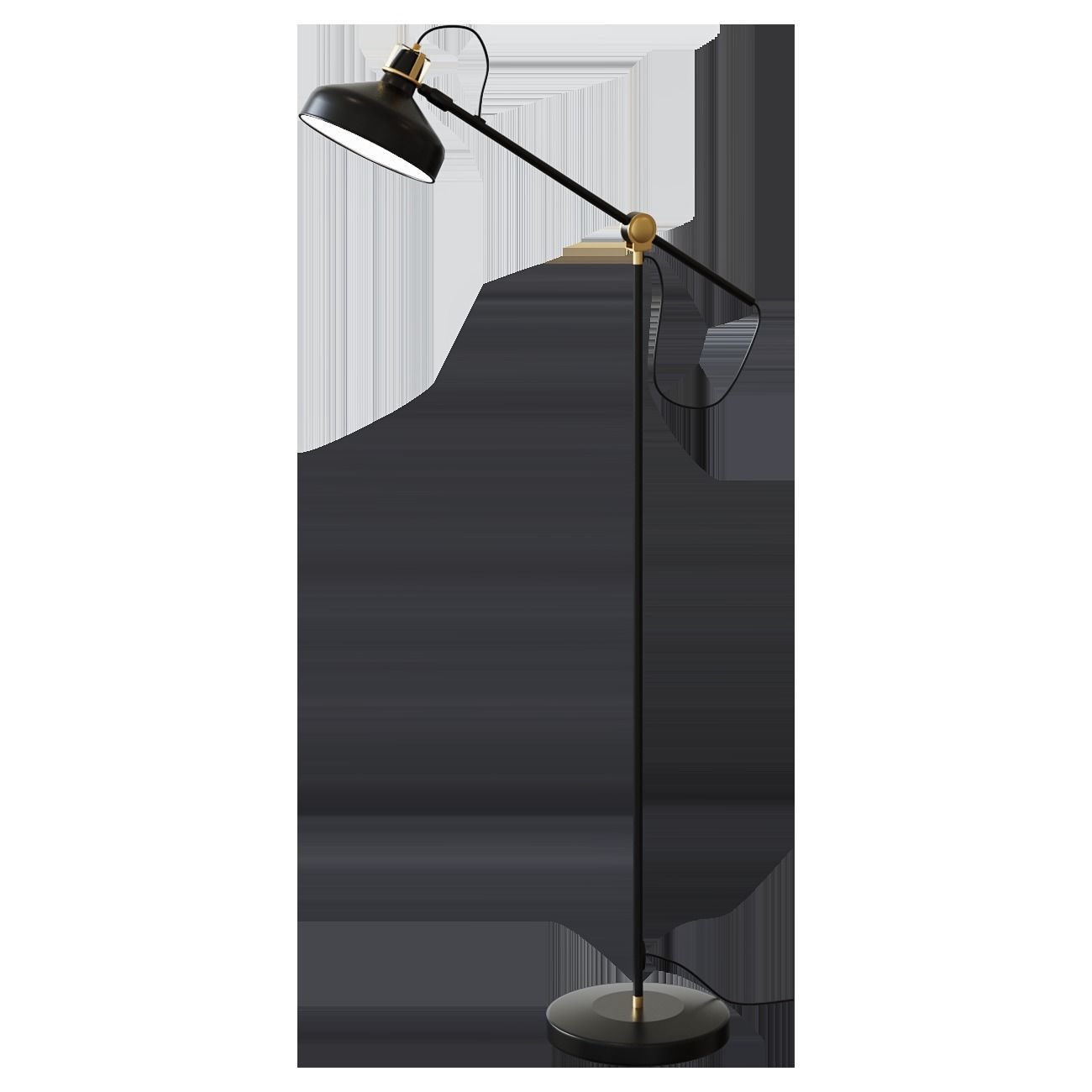 RANARP Outdoor reading lamp black 3D model | CGTrader