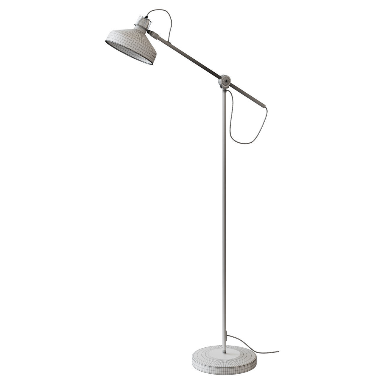 RANARP Outdoor reading lamp black 3D model | CGTrader