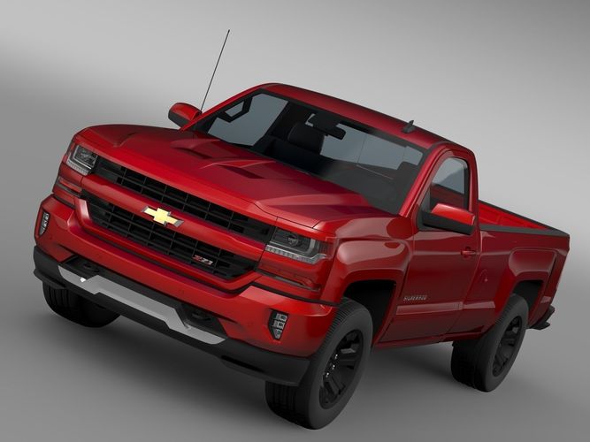 Chevrolet Silverado Lt Z71 Regular Cab Gmtk2 Long Box 2017 Model Chevrolet Silverado Lt Z71 Regular Cab Gmtk2 Long Box 2017 Model Max Obj Mtl S