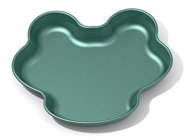 Kids Lovely Food Plate 3D model 3D printable | CGTrader