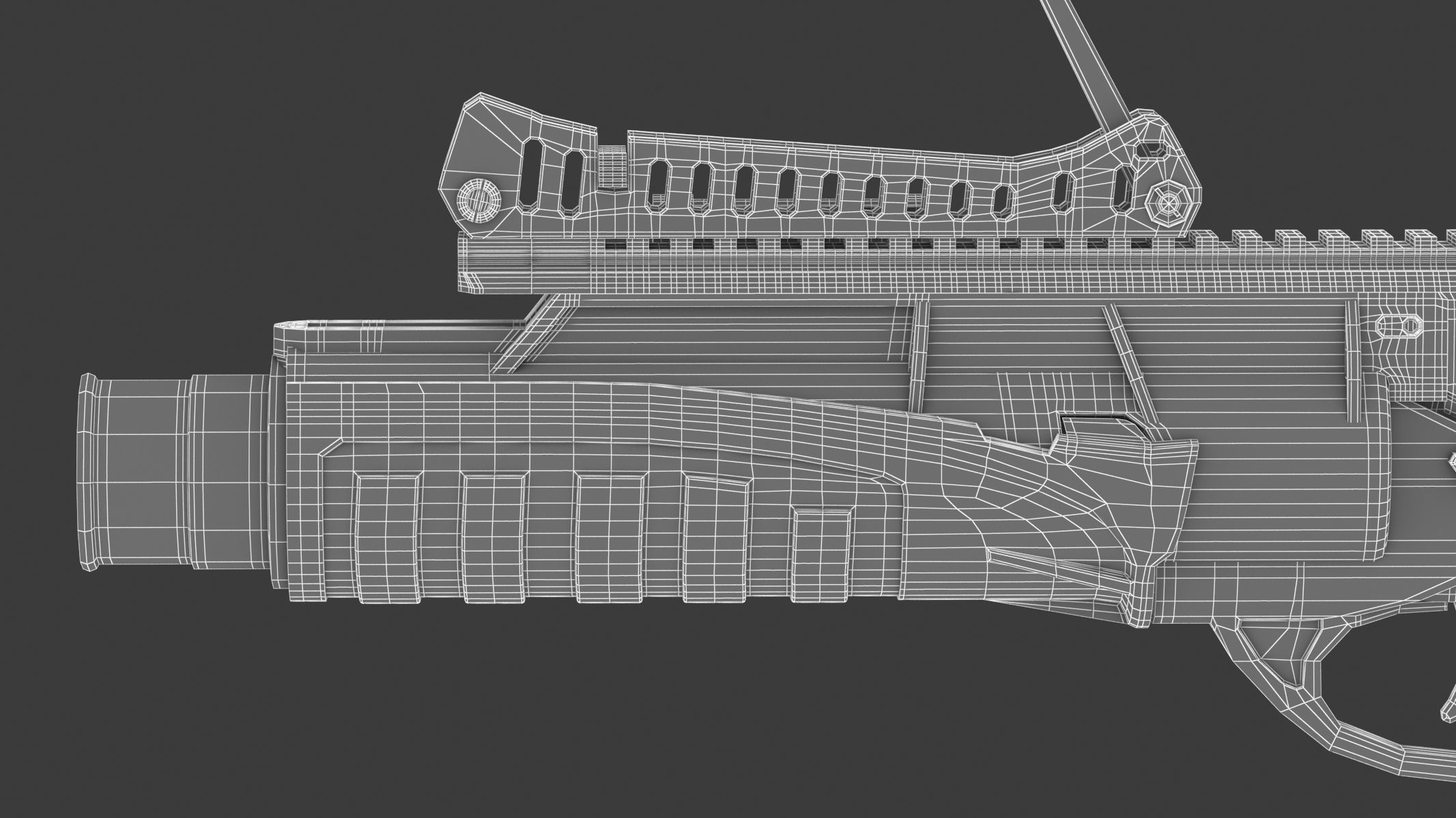 Beretta GLX 160 Grenade Launcher 3D model CGTrader