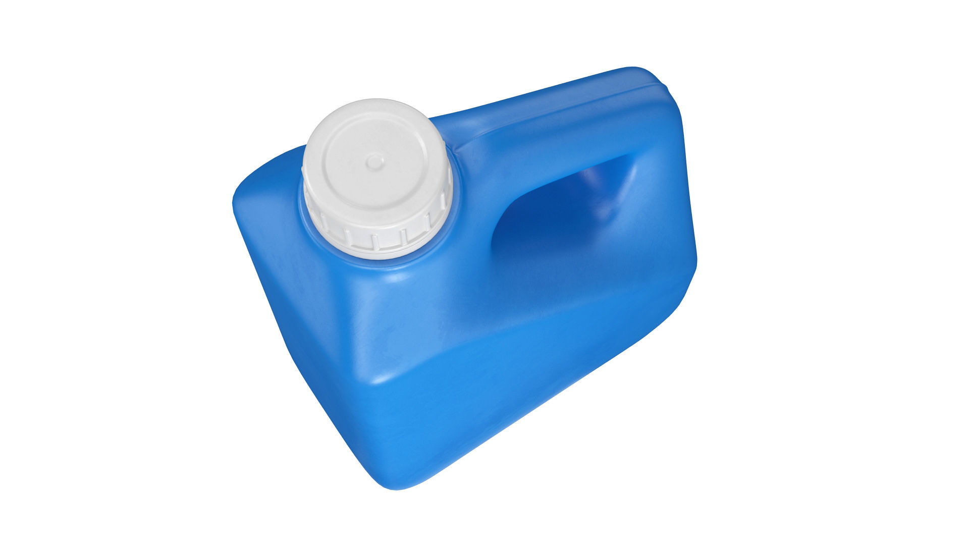 Plastic container blue 03 3D model | CGTrader