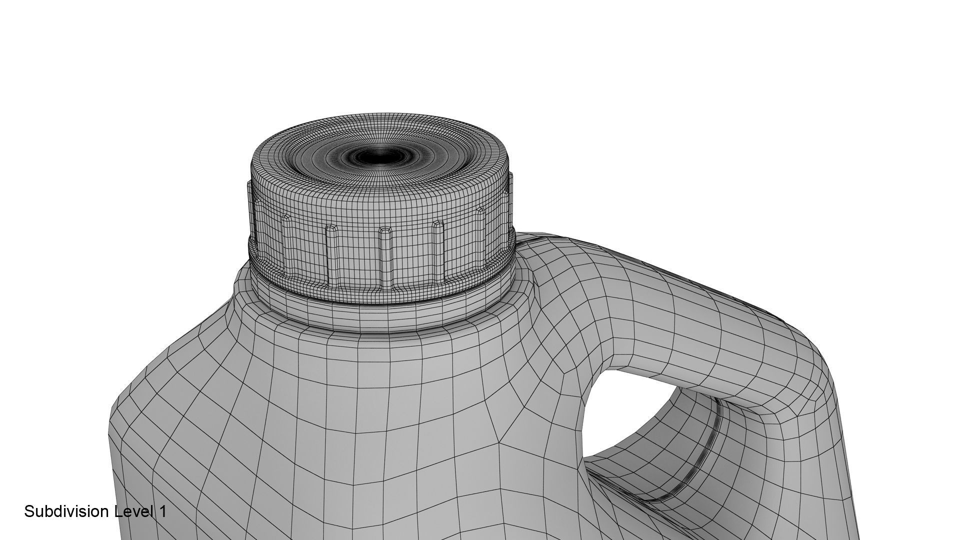 Plastic container blue 03 3D model | CGTrader