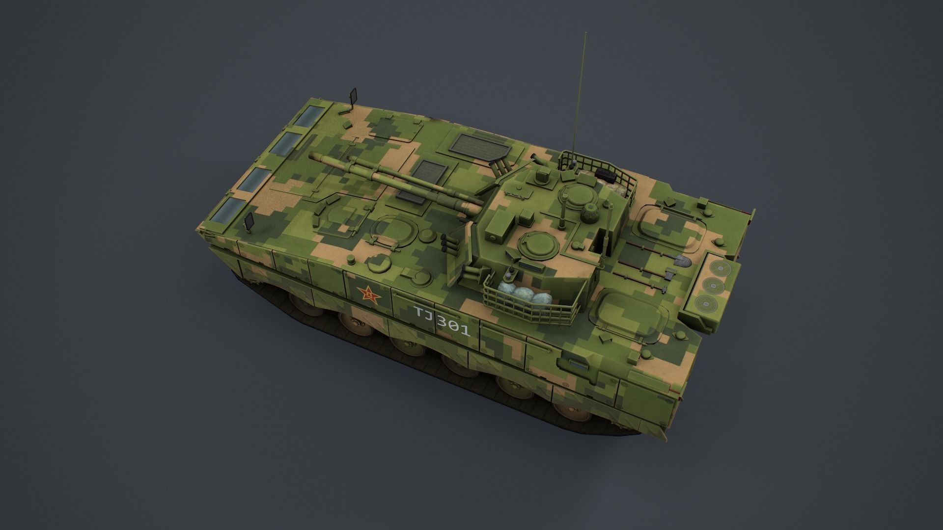 3D model ZBD 04A VR / AR / low-poly | CGTrader