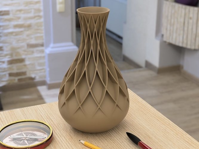 Flower vase 06 3D model 3D printable | CGTrader