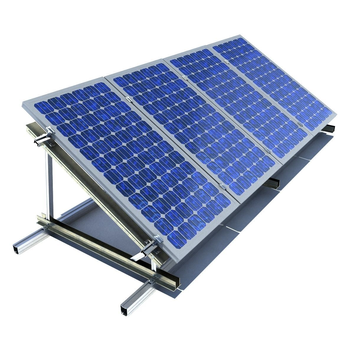 Solar Panels 3 Types 3D model CGTrader