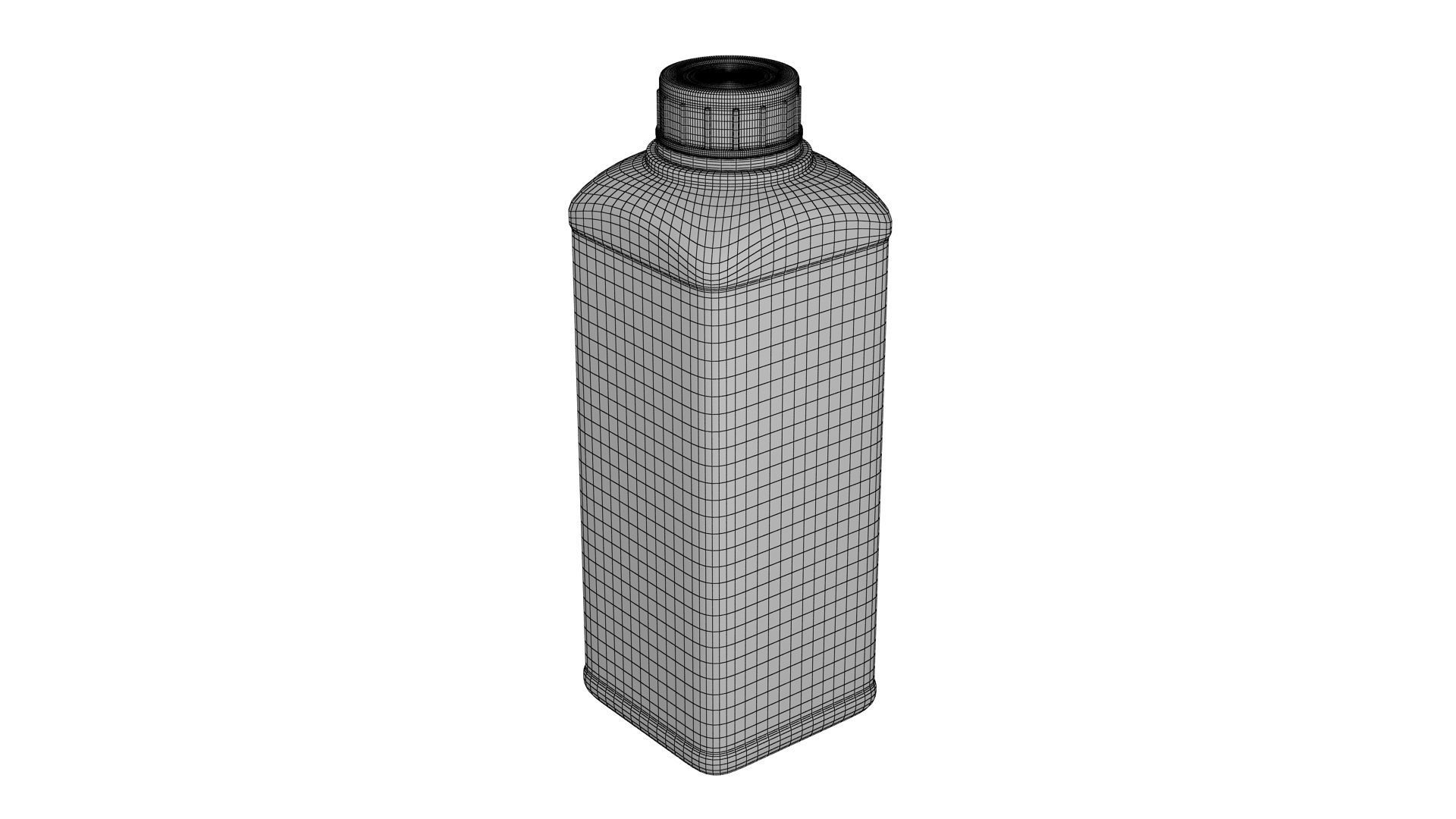 Plastic container blue 06 3D model | CGTrader