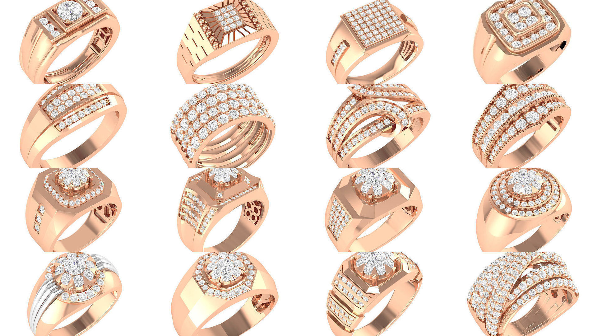 90 wide men groom ring band