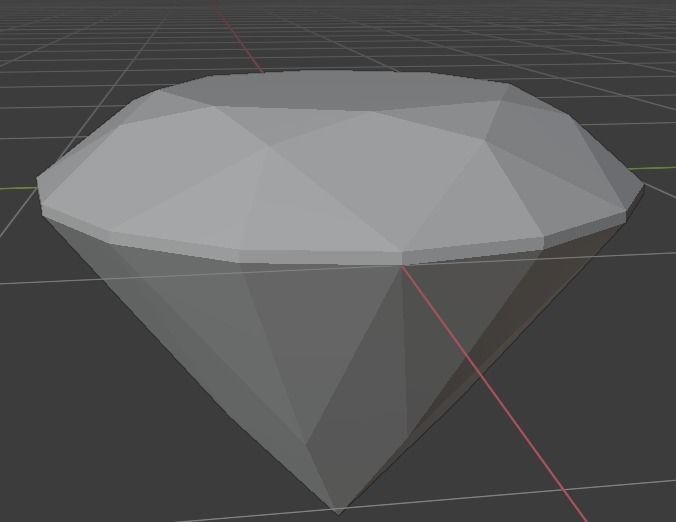 3D model low-poly Diamond VR / AR / low-poly | CGTrader