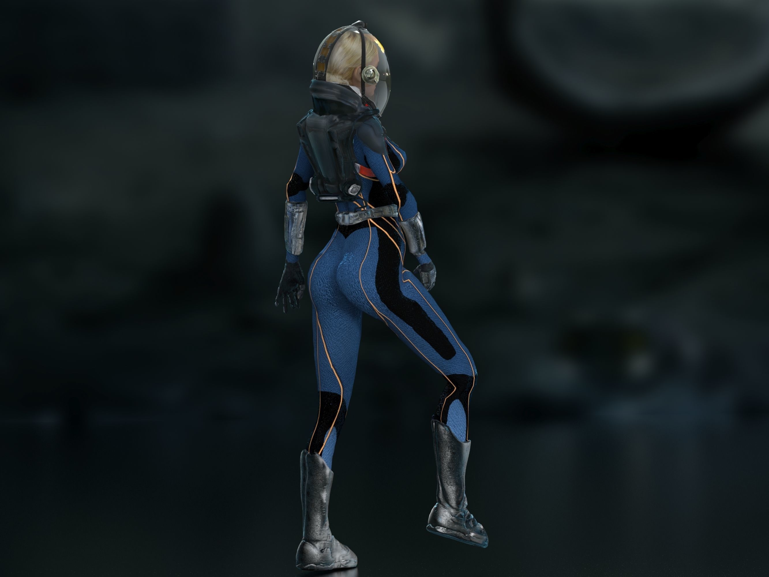 3D model Meredith Vickers Prometheus VR / AR / low-poly rigged | CGTrader