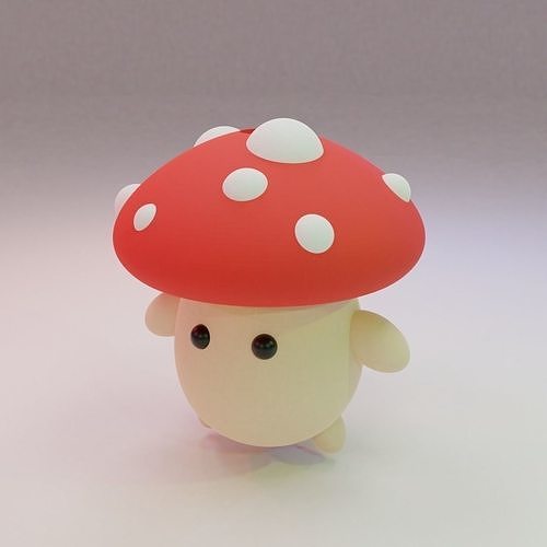 MUSHROOM TOOTHPASTE CAP TOPPER 3D model 3D printable | CGTrader