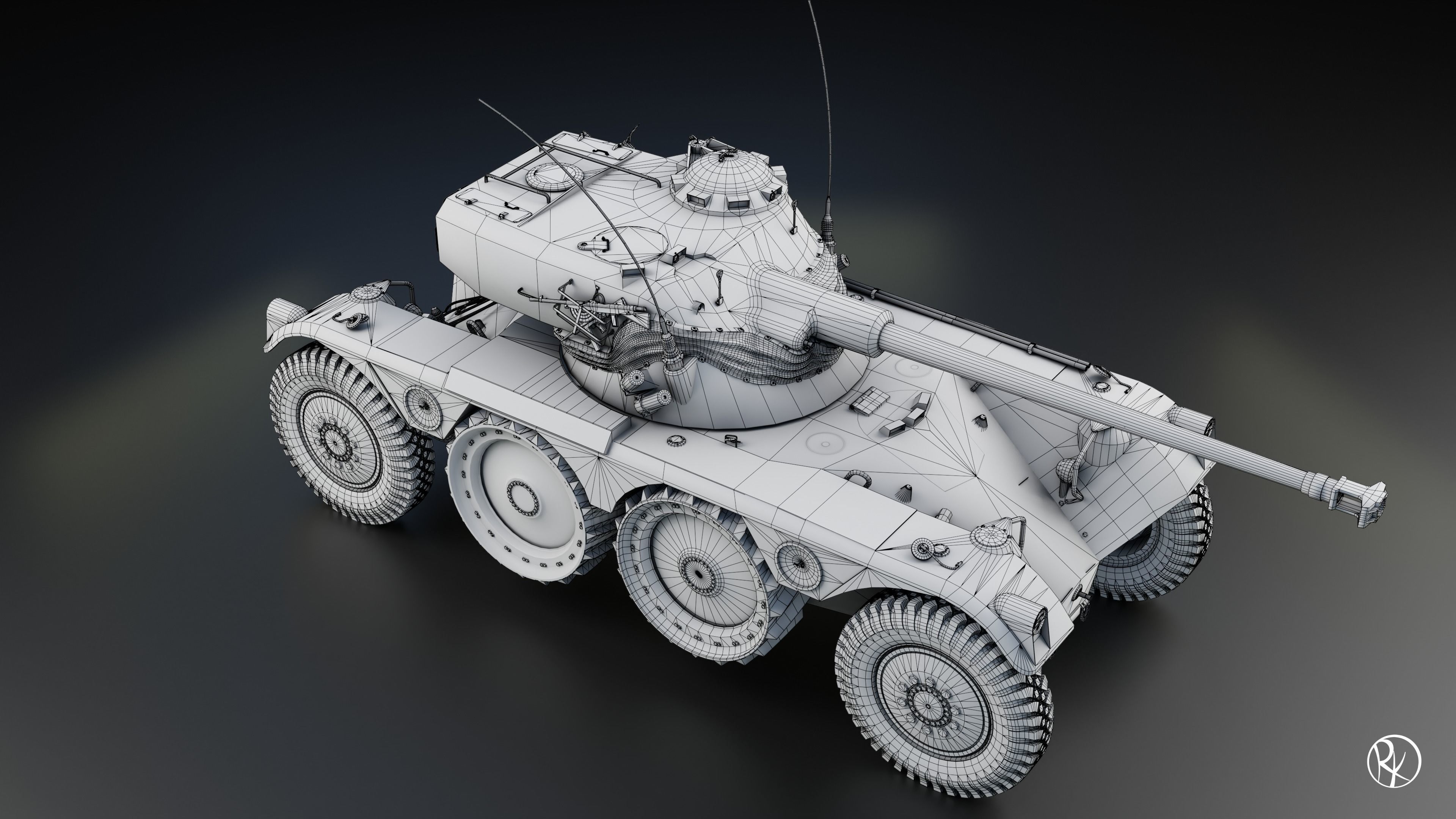 Char Panhard EBR-75 FL Algérie 1957 - Modèle Réduit Die-cast 1/72, De Agostini