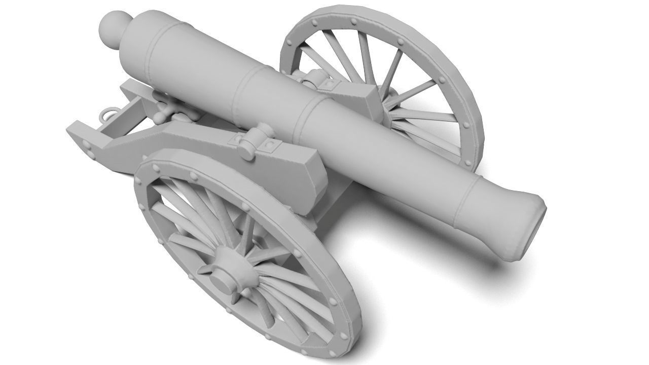 war cannon for 3D print 3D model 3D printable | CGTrader