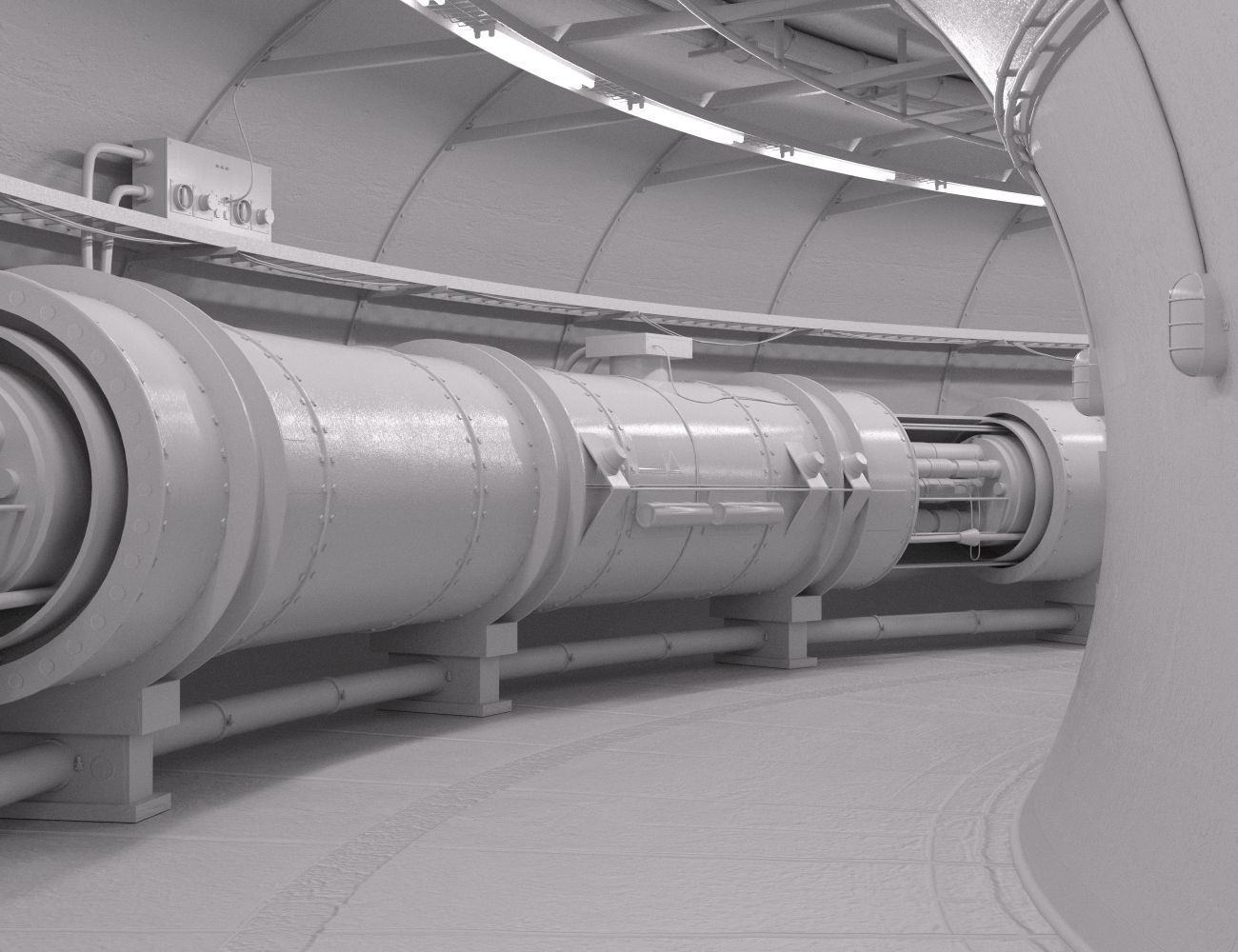 Particle Accelerator 3D model | CGTrader