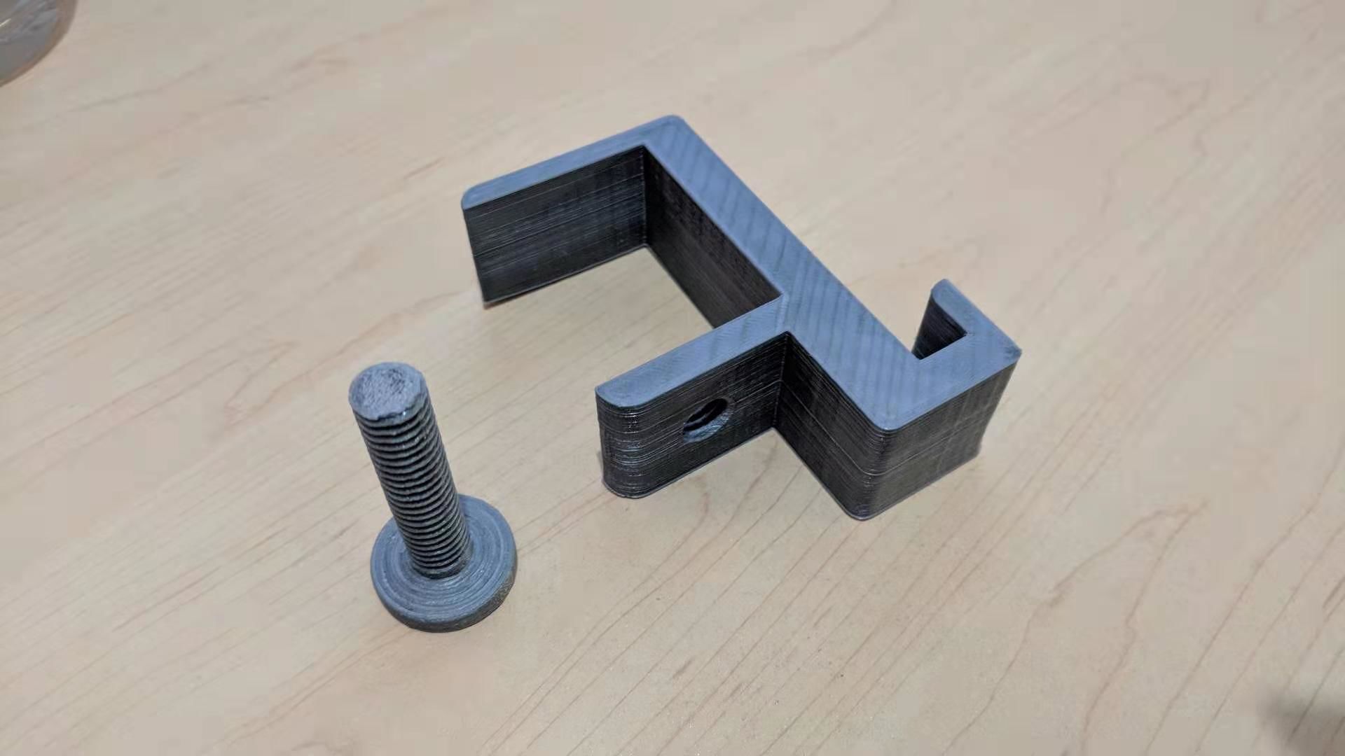 50mm Adjustable deskhook 3D printable model CGTrader