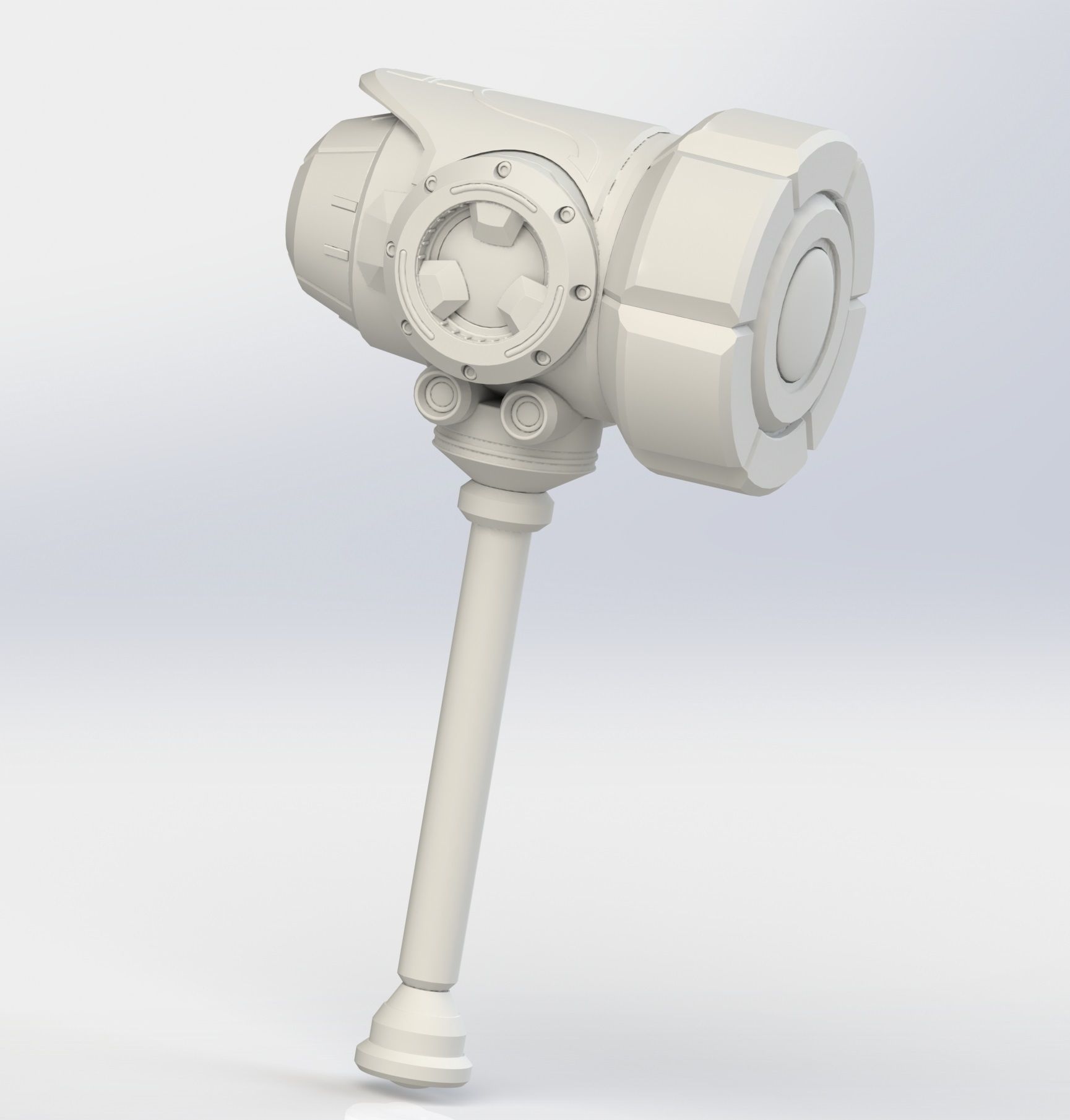 rivet hammer ratchet and clank rift apart cosplay 3D model 3D printable