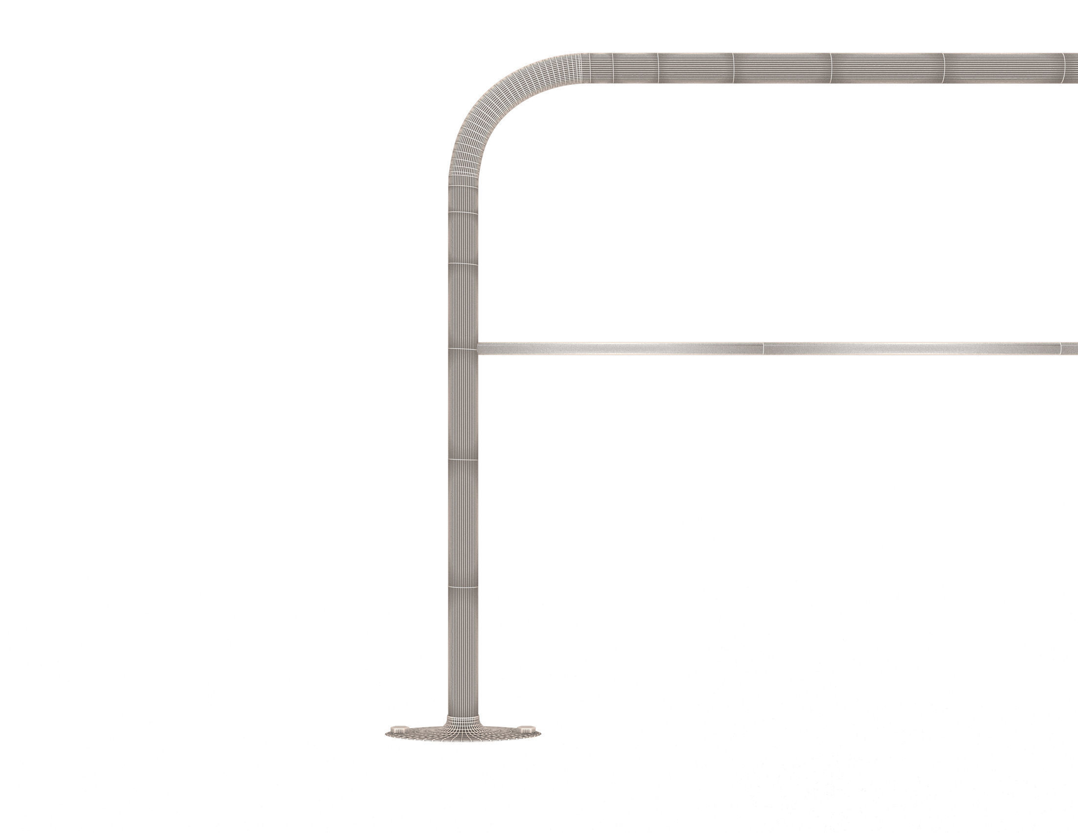 3D model Simple Railing VR / AR / low-poly | CGTrader